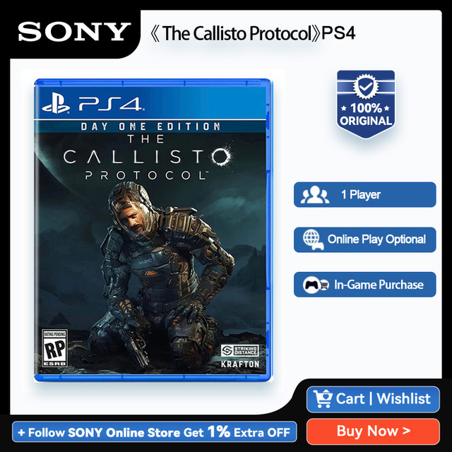 Sony PlayStation 4 The Callisto Protocol PS4 Game Deals for Platform  PlayStation4 PS4 PlayStation5 PS5 Game Disks